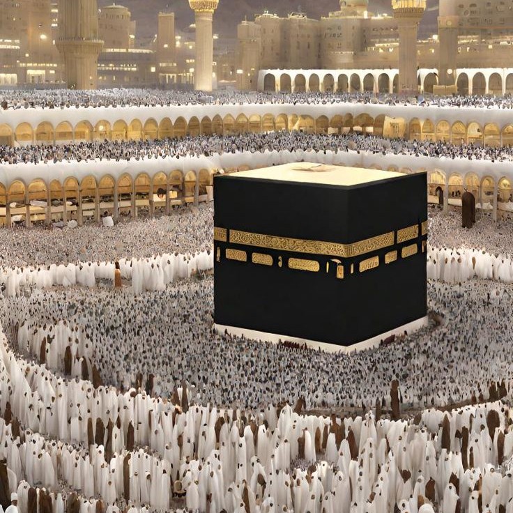 الطواف حول الكعبة